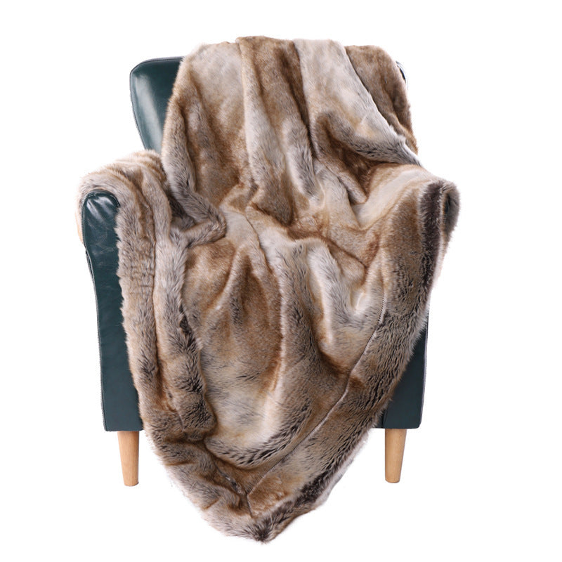 Breezy Premium Faux Fur Throw Blanket
